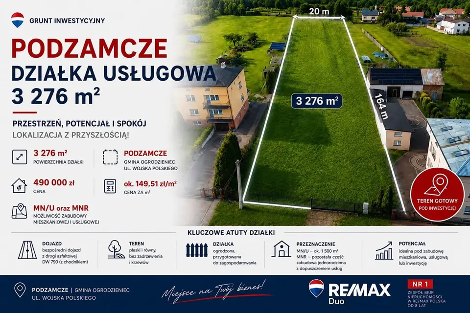 Dzialka Budowlana – Podzamcze